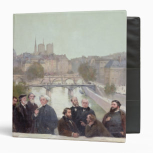 Portraits of French artists and authors 3 Ring Binder