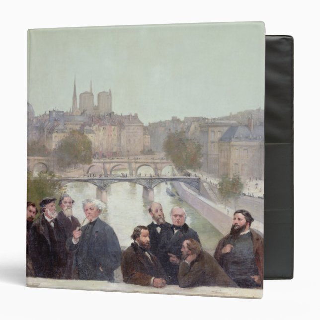 Portraits of French artists and authors 3 Ring Binder (Front/Inside)