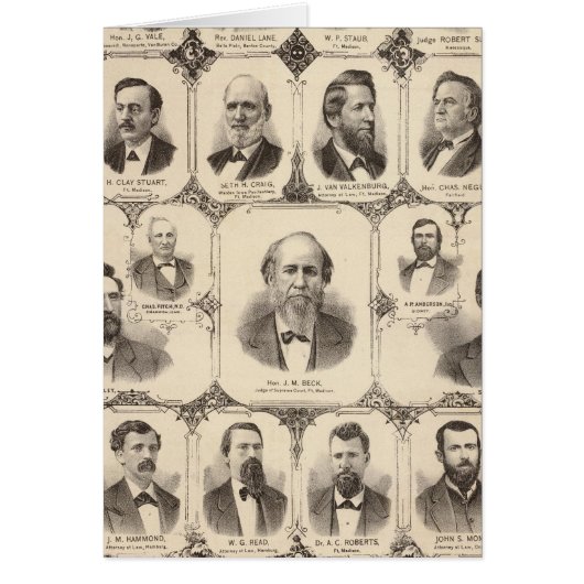 Portraits of JC Knapp Cards (Front)