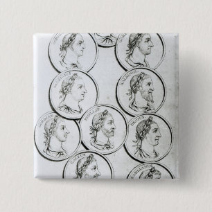 Portraits of Roman Emperors Pinback Button