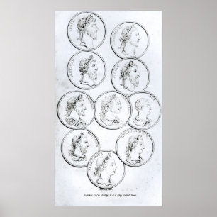 Portraits of Roman Emperors Poster