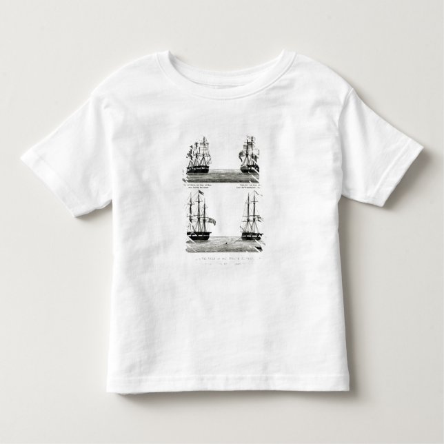 Portraits of the vessels on the Polar Expedition Toddler T-shirt (Front)