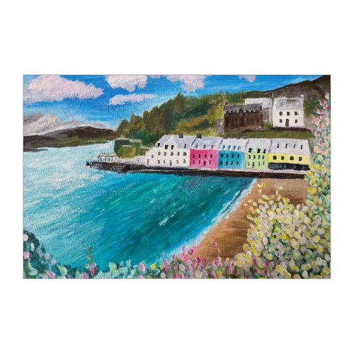 Portree Isle of Skye Scotland  Acrylic Print