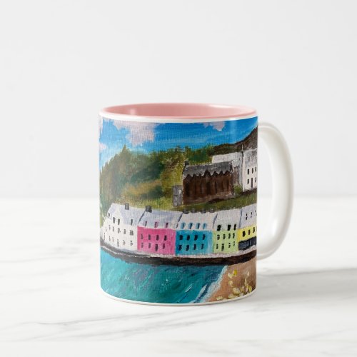 Portree Isle of Skye Scotland  Two_Tone Coffee Mug