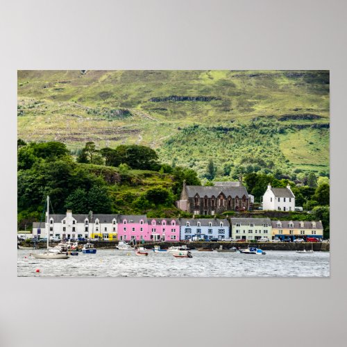 Portree on the Isle of Skye Poster