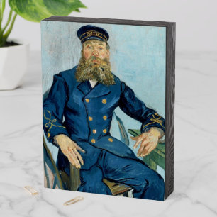 Portret van de postbode Joseph Roulin Wooden Box Sign