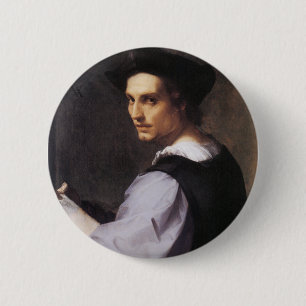 Portriat of a Young Man Button