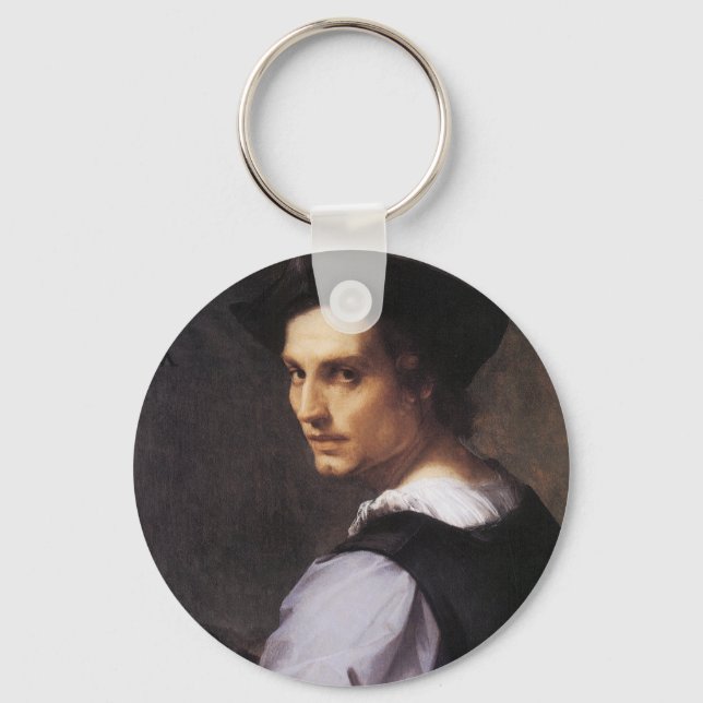 Portriat of a Young Man Keychain (Front)