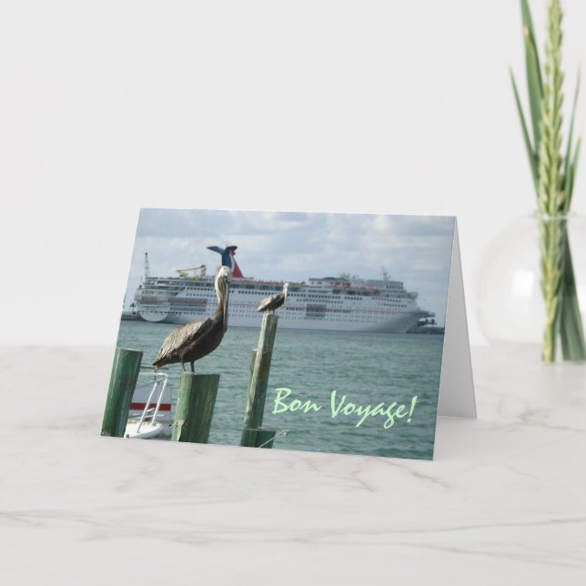 Portside View No. 2 Bon Voyage Card (Front)