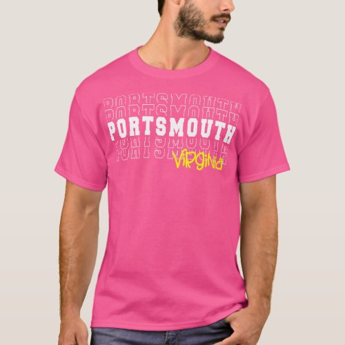 Portsmouth city Virginia Portsmouth VA T_Shirt