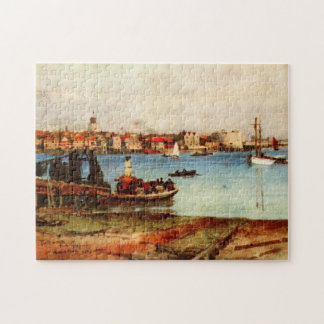 Portsmouth from Gosport, Hampshire, England Jigsaw Puzzle