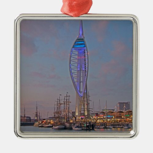 Portsmouth Hampshire England Metal Ornament