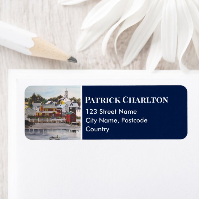Portsmouth Harbor, New Hampshire Label (Insitu)