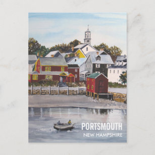 Portsmouth Harbor, New Hampshire Postcard
