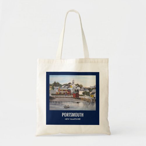 Portsmouth Harbor New Hampshire Tote Bag