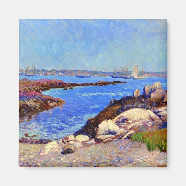 Portsmouth Harbor, NH fine art painting, Magnet (Front)
