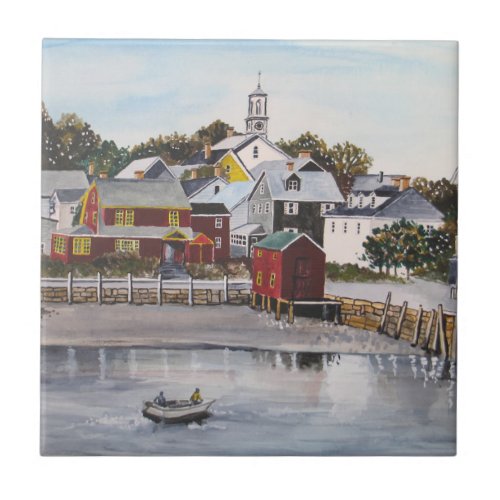 Portsmouth Harbour New Hampshire Ceramic Tile