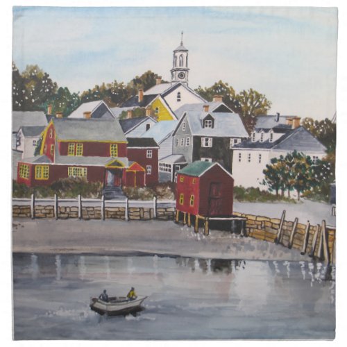 Portsmouth Harbour New Hampshire Cloth Napkin