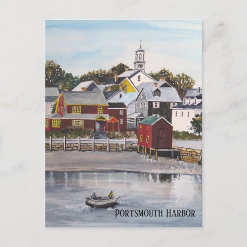 Portsmouth Harbour New Hampshire Postcard