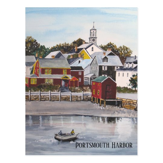 Portsmouth Harbour, New Hampshire Postcard