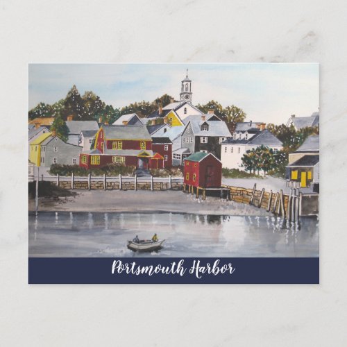 Portsmouth Harbour New Hampshire Postcard