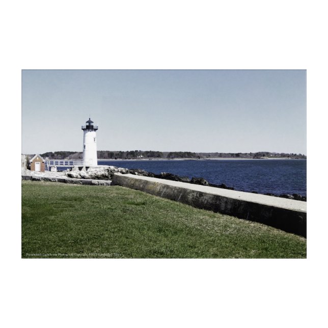 Portsmouth Lighthouse Acrylic Print (Front)