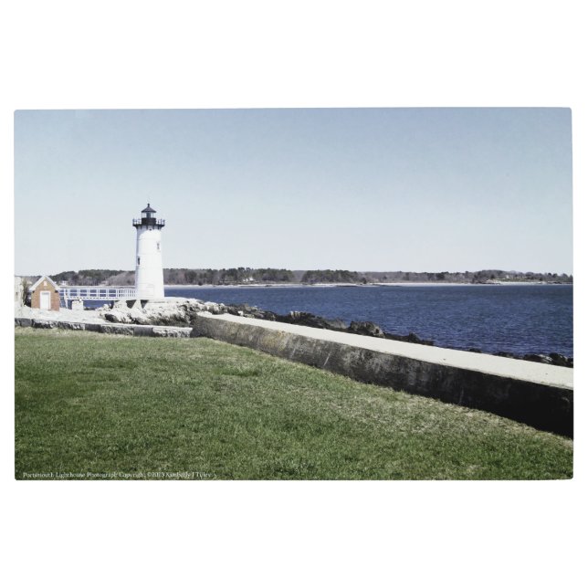 Portsmouth Lighthouse Metal Print (Front)