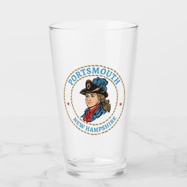 Portsmouth New Hampshire Colonial Glass (Front)