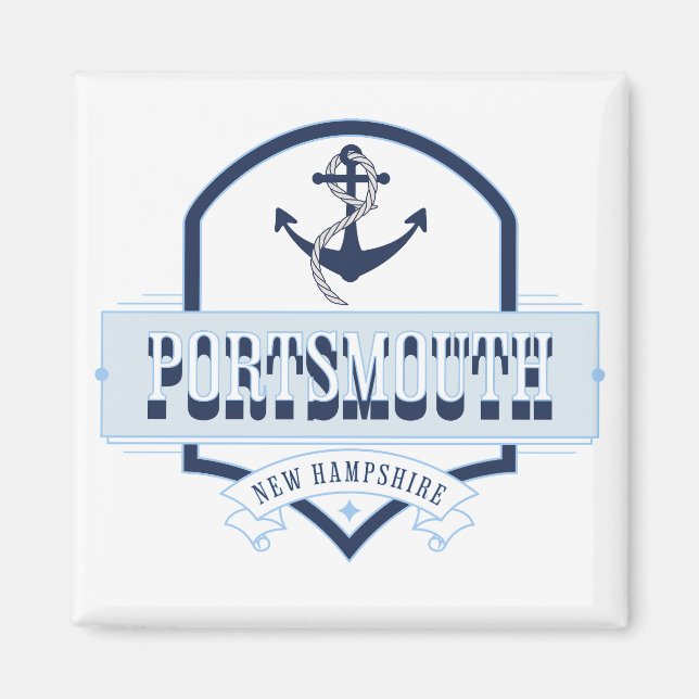 Portsmouth, New Hampshire Magnet (Front)