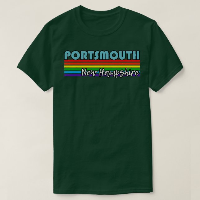 Portsmouth New Hampshire Pride  Portsmouth LGBT Gi T-Shirt (Design Front)