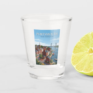 Portsmouth New Hampshire Shot Glass