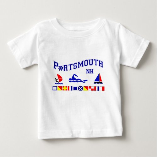 Portsmouth NH Baby T_Shirt