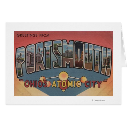Portsmouth, Ohio - Large Letter Scenes (Front Horizontal)