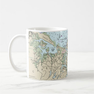 Portsmouth to Cape Ann Nautical Chart 13278 Coffee Mug
