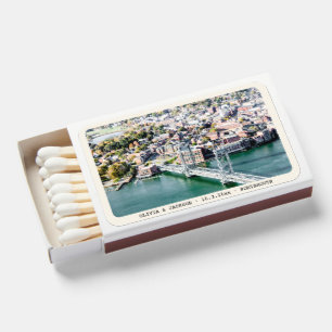Portsmouth Wedding Favor New Hampshire Skyline Matchboxes