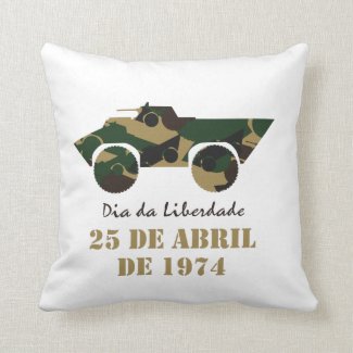 Portugal, 25 de Abril - Freedom Day Throw Pillow