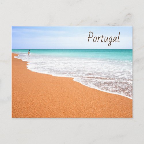 Portugal Albufeira Beach in the Algarve Postcard