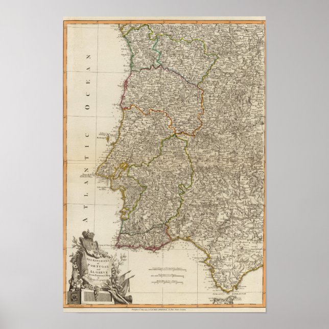 Portugal, Algarve Poster (Front)