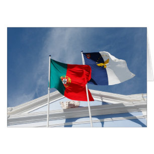 Portugal and Azores flags Cards
