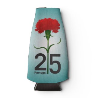Portugal and red carnation bottle cooler