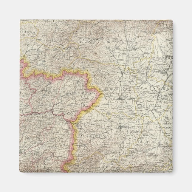 Portugal and Spain Magnet (Front)