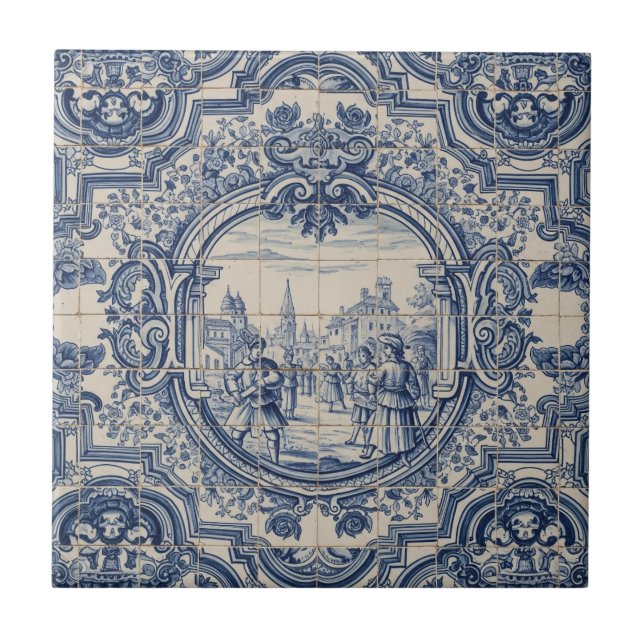 Portugal Azulejo tile (Front)
