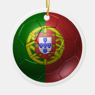 Portugal ball ceramic ornament