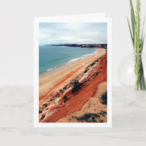 Portugal Beach Front Landscape Card