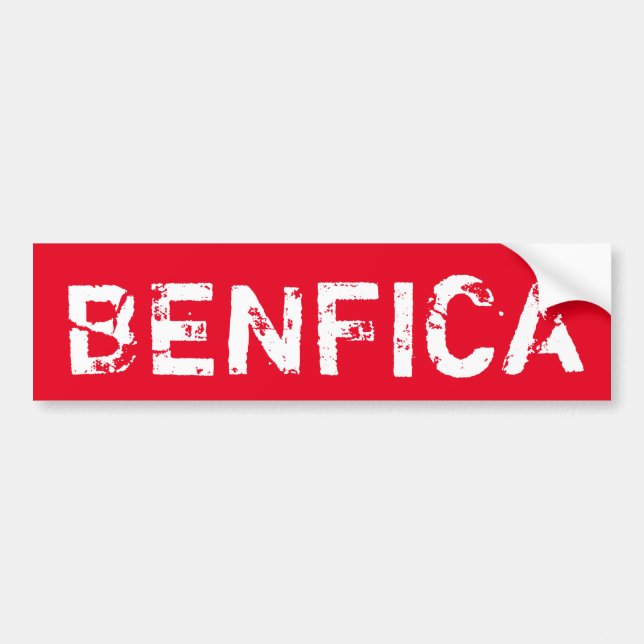 Portugal - Benfica Bumper Sticker (Front)