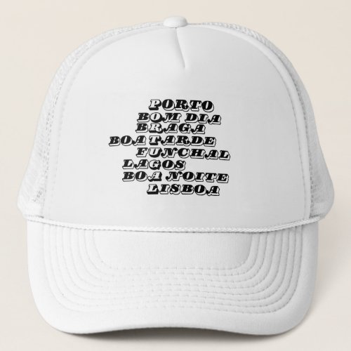 Portugal Bom Dia Boa Tarde Boa Noite Baseball Cap