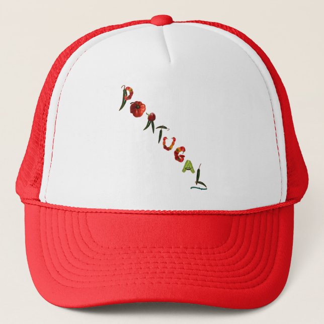 Portugal Chili Peppers Trucker Hat (Front)