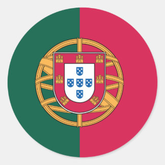 Portugal Classic Round Sticker