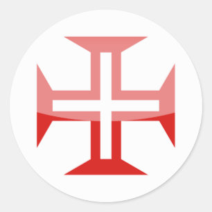 portugal classic round sticker