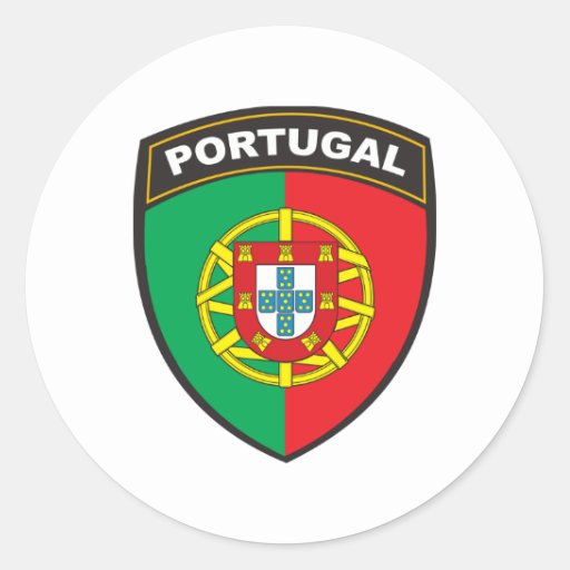 Portugal Classic Round Sticker | Zazzle